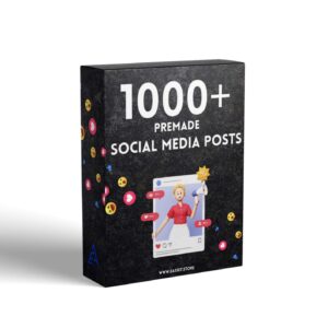 1000+ premade social media posts